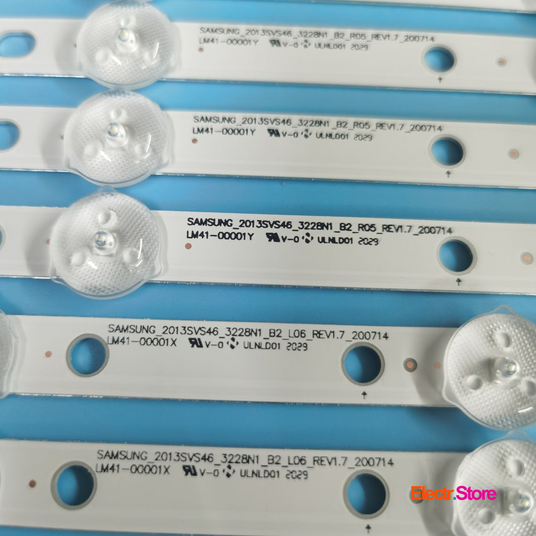 LED Backlight Strip Kits, 2013SVS46, D3GE-460SMA-R2, D3GE-460SMB-R2 (8 pcs/kit), for TV 46" 2013SVS46 46" LED Backlights Samsung Electr.Store
