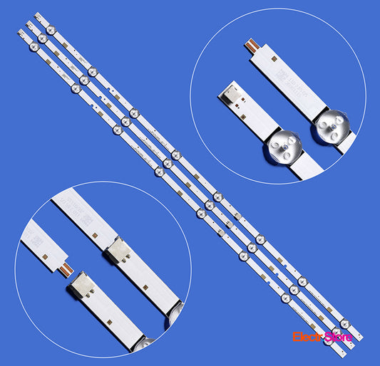 LED Backlight Strip Kits, 2015_SVS39.5_FHD_FCOM, BN96-37622A, V5DN-395SM0-R3 (6 pcs/kit), for TV 40" 2015_SVS39.5_FHD_FCOM 40" LED Backlights LM41-00355A Samsung Electr.Store
