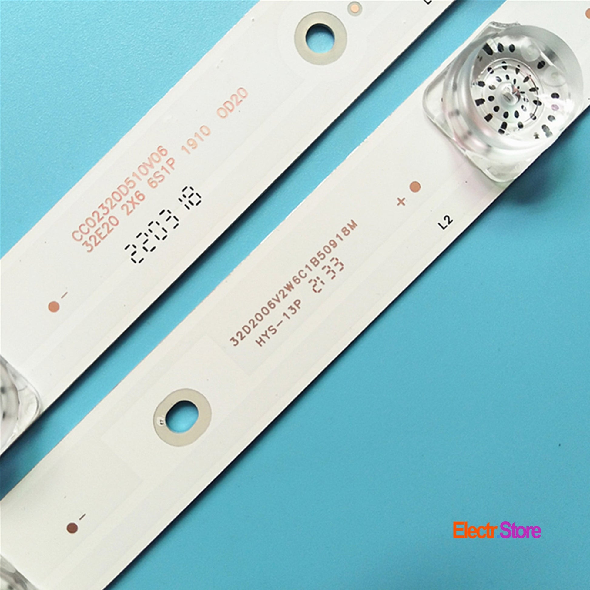 LED Backlight Strip Kits, CC02320D510V06 32E20 2x6 6S1P 1910 0D20, CC02320D510V09 32E20 2x6 6S1P 1410 0D20, MS-L2027 (2 pcs/kit), for TV 32" PANEL: LSF320HN08-M02, KM32K1-SX-01, KM32K1-C0-01, ST3151B01-1 32" CC02320D510V06 32e20 2x6 6s1p 1910 0d20 Dexp LED Backlights LEVEL Matrix Panda UNITED Electr.Store