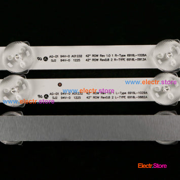 LED backlight kits, 42″ROW REV 1.0, 6916L-1028A, 6916L-1029A, 6916L-0882A, 6916L-0913A (12 pcs/kit), for TV 42" 42" 42" ROW 6916L-0882A 6916L-0913A 6916L-1028A 6916L-1029A LED Backlights LG Electr.Store