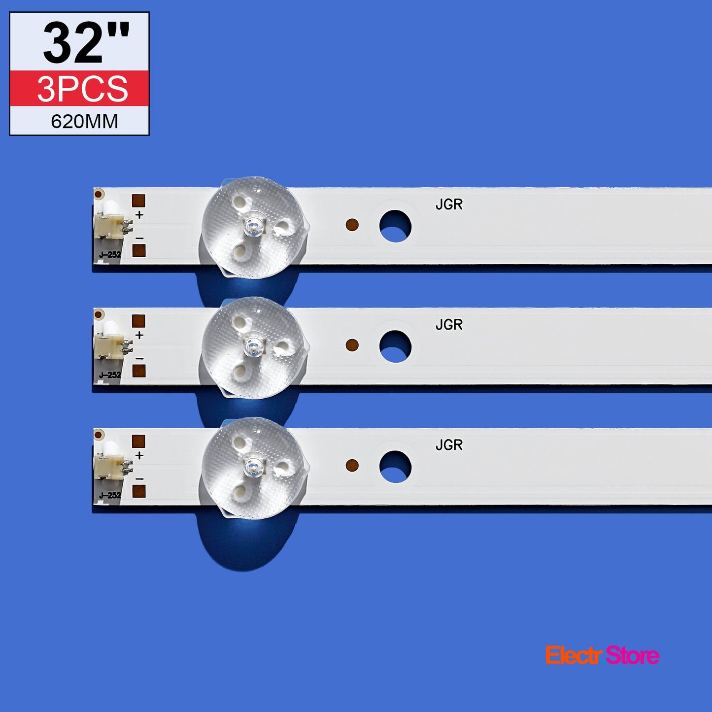 LED Backlight Strip Kits, 4708-K320WD-A4213K01, K320WD A4 (3 pcs/kit), for TV 32" TCL: LE32D59 32" 4708-K320WD-A4213K01 K320WD A4 LED Backlights PHILIPS TCL Electr.Store