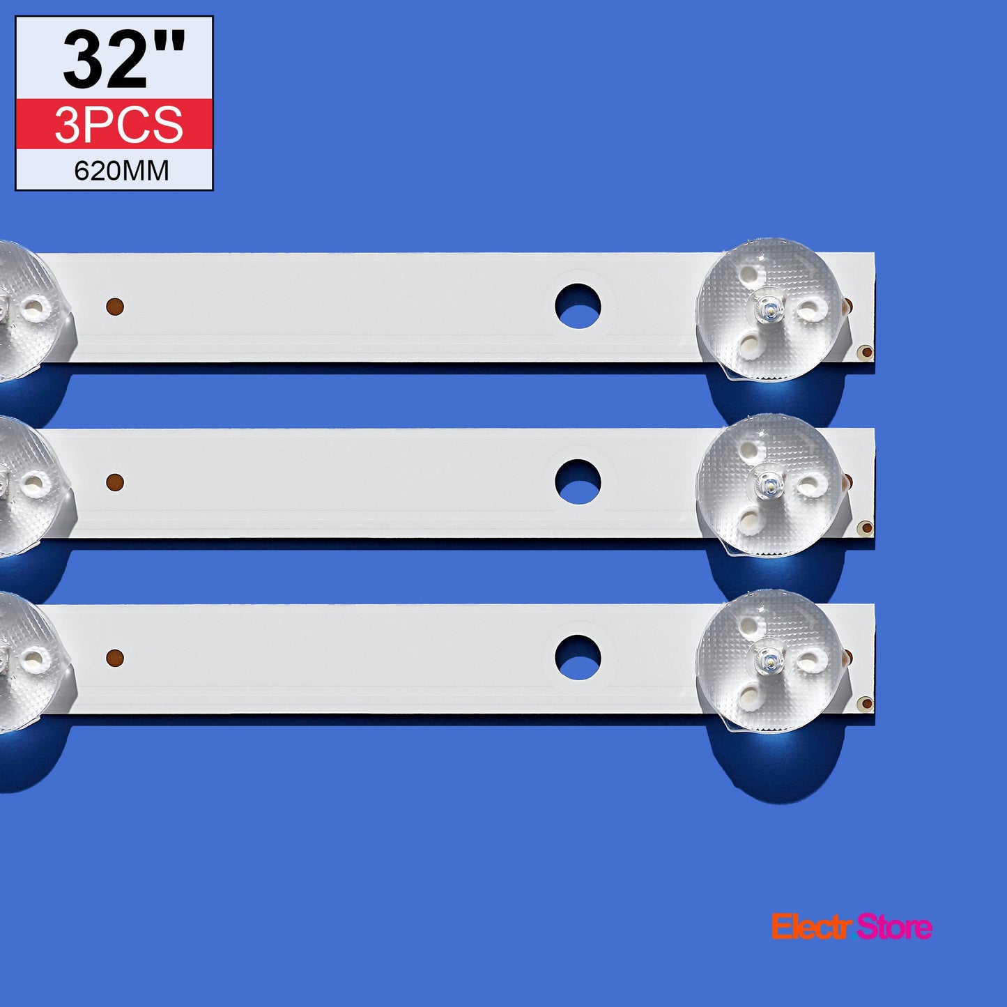 LED Backlight Strip Kits, 4708-K320WD-A4213K01, K320WD A4 (3 pcs/kit), for TV 32" TCL: LE32D59 32" 4708-K320WD-A4213K01 K320WD A4 LED Backlights PHILIPS TCL Electr.Store