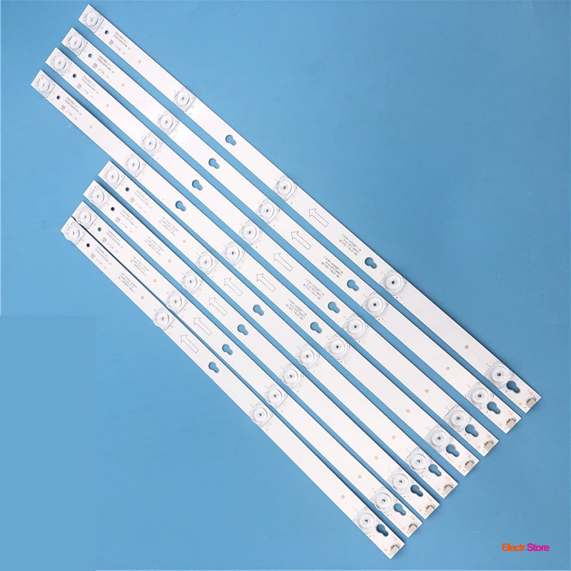LED Backlight Strip Kits, 55HR330M05A8, 55HR330M04B8, 4C-LB5504-HR21J, 4C-LB5505-HR21J (8 pcs/kit), for TV 55" Toshiba: 55U6700C 4C-LB5504-HR21J 4C-LB5505-HR21J 55" 55HR330M04B8 55HR330M05A8 LED Backlights Multi Others TCL Toshiba Electr.Store