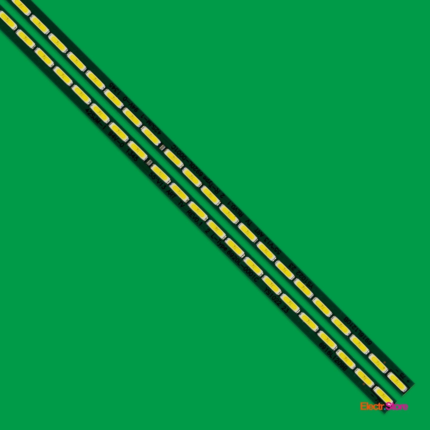 LED Backlight Strip Kits, 55" V13 ART TV, 6916L-1209B, 6916L-1210B, 2X75LED (2 pcs/kit), for TV 55" LG: 55LA6900, 55LA691, 55LA7100, 55LA7300 55" 55" V13 ART 6916L1209B 6916L1210B LED Backlights LG Multi PANASONIC PHILIPS Electr.Store