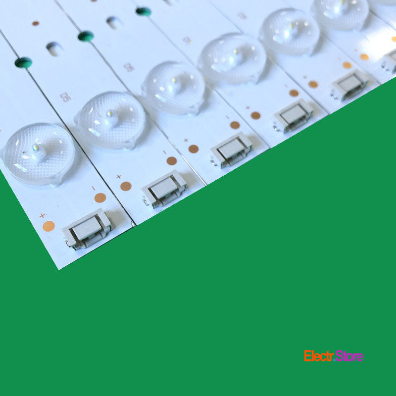 LED Backlight Strip Kits, 5800-W40000-1P00, SW40D05-ZC14CG-05, 303SW400031 (8 pcs/kit), for TV 40" SKYWORTH: 40E5ERS, 40E360E, 40E5CHR, 40E361W 303SW400031 40" 5800-W40000-1P00 LED Backlights Skyworth SW40D05-ZC14CG-05 Electr.Store