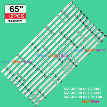LED backlight kits, AGF78818401, 65UJ63_UHD, RH INNOTEK 17Y 65INCH (12 pcs/kit), for TV 65", 65" 65UJ63_UHD INNOTEK 17Y 65INCH LED Backlights LG Electr.Store