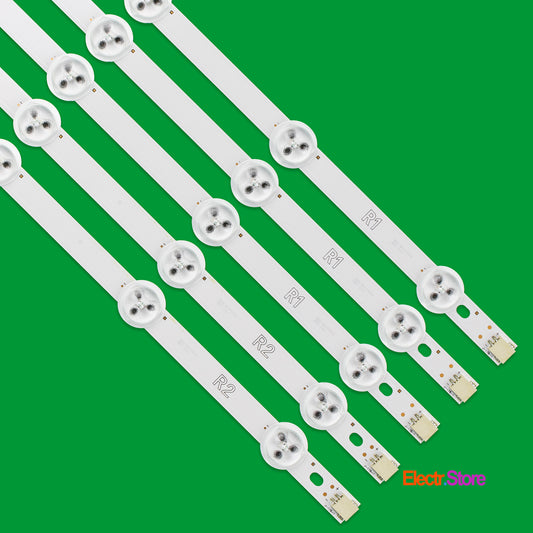 LED Backlight Strip Kits, 42"ROW2.1 Rev0.6 1 L1 /L2/R1/R2-Type, AGF78326501 6916L-1214A-1215A-1216A-1217A (10pcs/kit), for TV 42" 42" 42"ROW2.1 6916L-1214A 6916L-1215A 6916L-1216A 6916L-1217A LED Backlights LG PANASONIC ROW2.1 Electr.Store