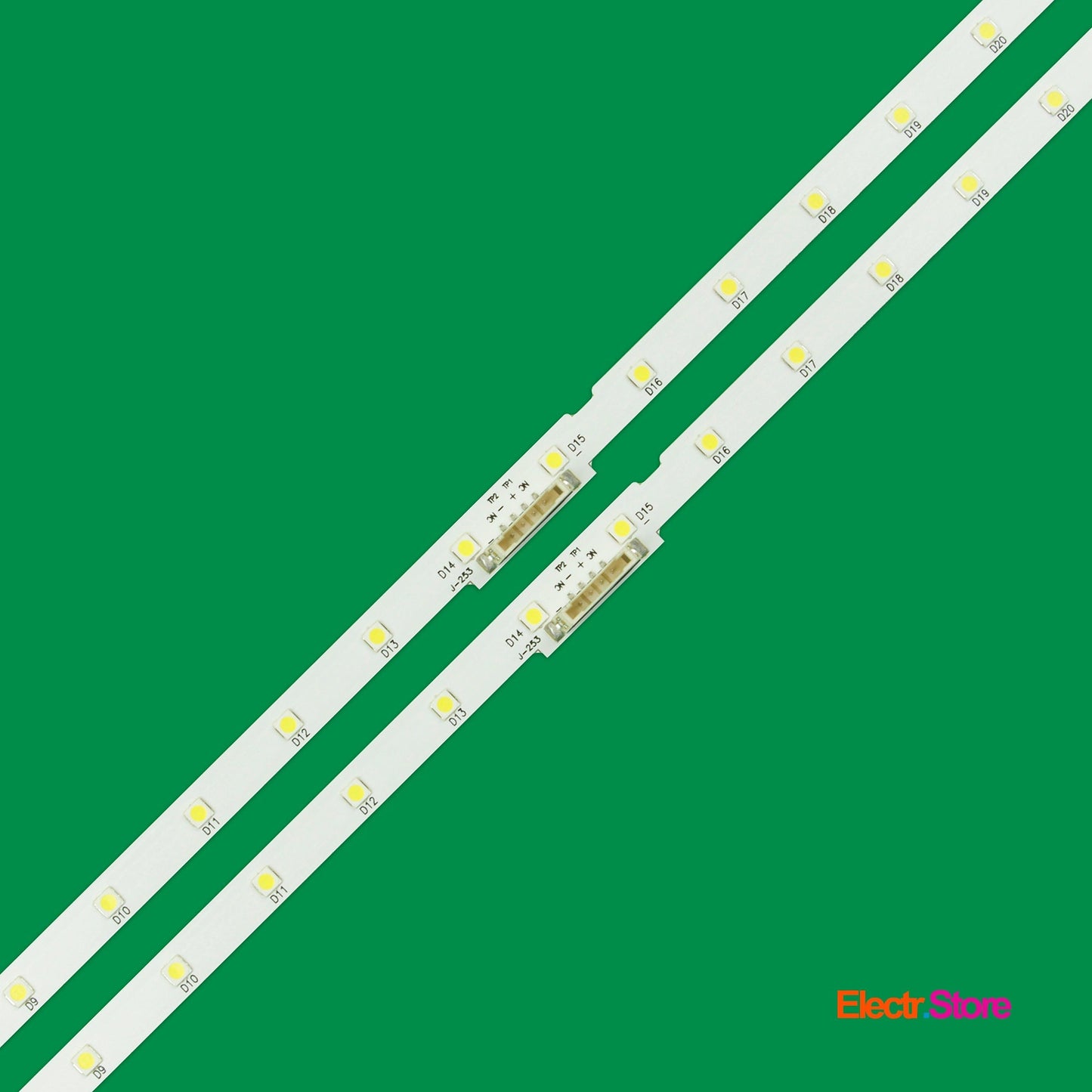 LED Backlight Strip Kits, AOT_43_NU7100F_2X28_3030C, BN96-45954A, V8N1-430SM0-R0, 2X28LED (2 pcs/kit), for TV 43" PANEL: CY-NN043HGAV5H, CY-NN043HGAV6H, CY-NN043HGAV7H, CY-NN043HGAV8H 43" AOT_43_NU7100F LED Backlights Samsung Electr.Store
