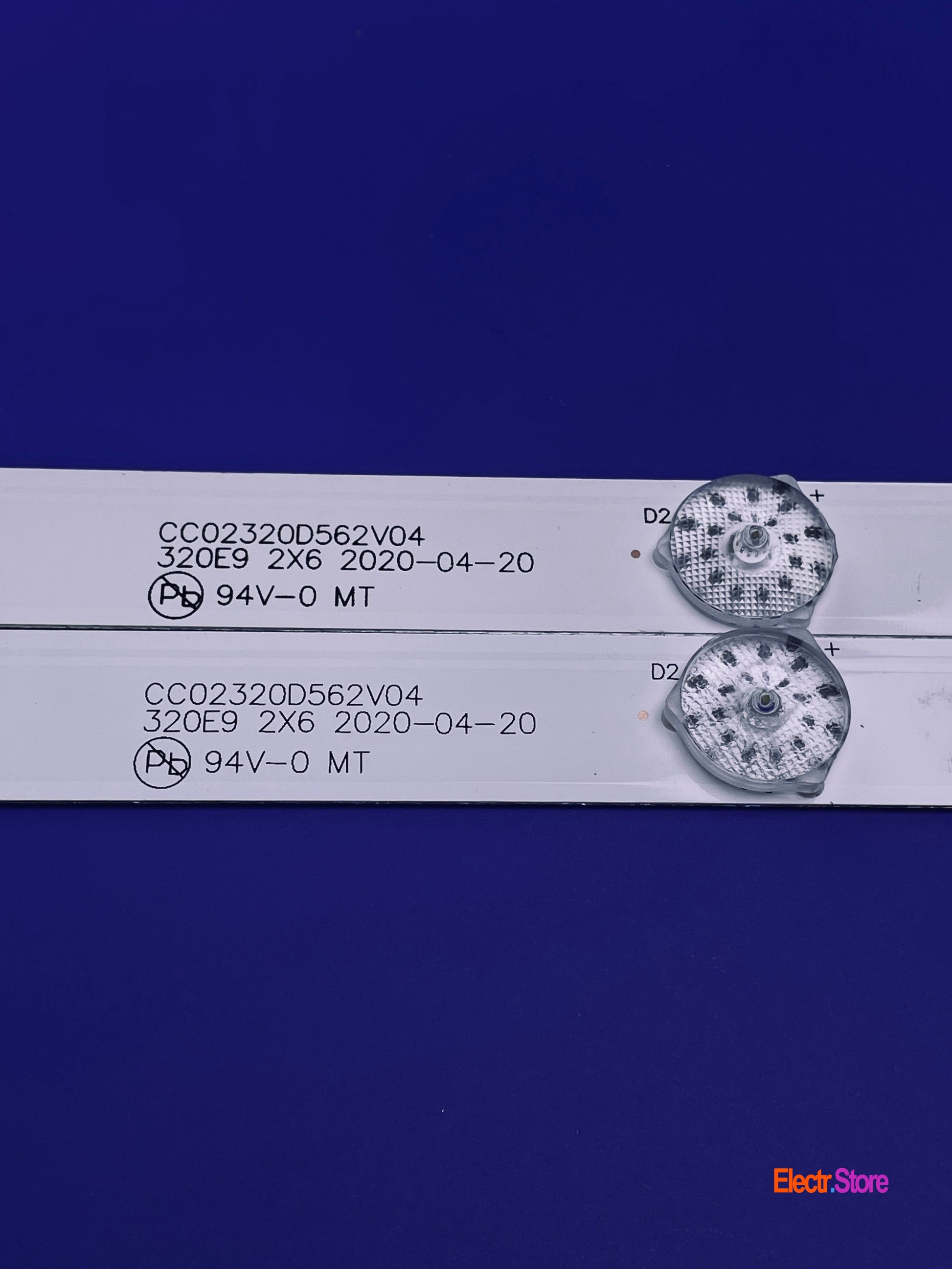 LED Backlight Strip Kits, CC02320D562V08, CC02320D562V04 (2 pcs/kit), for TV 32" Starwind: SW-LED32R301ST2, SW-LED32R301BT2 32" Akira AMCV Amoi CC02320D562V04 LEBEN LED Backlights LEVEL Starwind Yuno Electr.Store