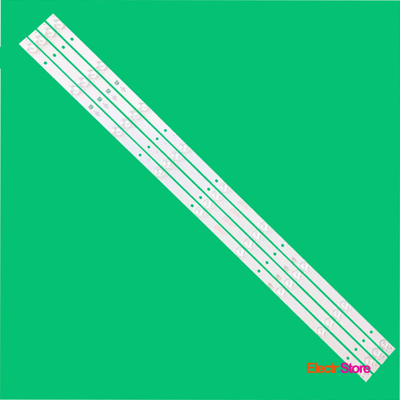 LED Backlight Strip Kits, DLED43GC4X9 005, GC43D09-ZC23FG-04 (4 pcs/kit), for TV 43" 43" GC43D09-ZC23FG-04 LED Backlights PHILIPS TCL Electr.Store