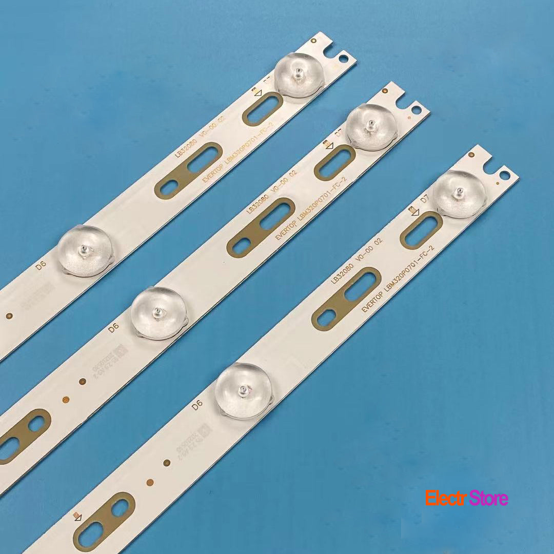 LED Backlight Strip Kits, LB-F3528-GJX320307-B, LB-PF3030-GJD2P5C3153X7ALA2-H, GJ-2K15 D2P5-315 D307-V1 (3 pcs/kit), for TV 32" PHILIPS: 32PFK4309 32" D2P5-315 D307-V1 GJ-2K15 LB-F3528-GJX320307-B LB-PF3030-GJD2P5C3153X7ALA2-H LED Backlights PHILIPS Electr.Store