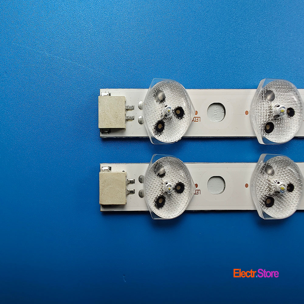 LED Backlight Strip Kits, JL.D320B1235-078CS-C, VST11LED33V (2 pcs/kit), for TV 32" Funai: 32FDI5514/10, 32FDB5514/10, 32FDB5555, 32FDB5714/10 32" Finlux Funai Hitachi Hyundai JL.D320B1235-078CS-C JVC LED Backlights Medion ORION PHILIPS Sharp Telefunken Toshiba VST11LED33V Electr.Store