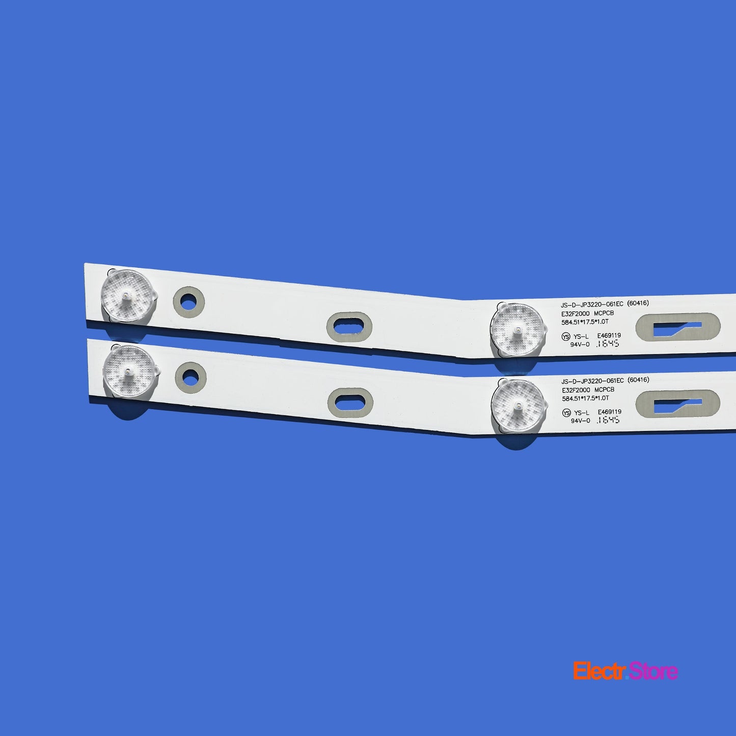 LED Backlight Strip Kits, JS-D-JP3220-061EC, E32F2000, MS-L1084 (2 pcs/kit), for TV 32" PANEL: DU32-1000 ST3151A05-9 VER 2.1, DU32-1000 ST3151A05-8 VER 2.3, DU32-1000 ST3151A04- 8 VER 2.1, DU32-1000 ST315A05-8 VER.2.2 32" Akai E32F2000 JS-D-JP3220-061EC LED Backlights Nordmende ROWA Electr.Store