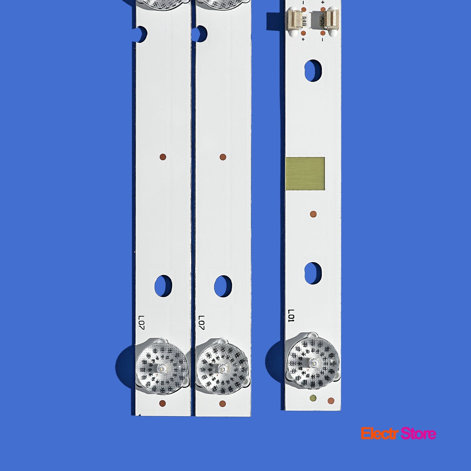LED Backlight Strip Kits, JS-D-JP3910-071EC, JS-D-JP3910-061EC, E39DU1000, 7/6/7LED (3 pcs/kit), for TV 39"40" ROWA: LED39C310A 39"40" Akai E39DU1000 JS-D-JP3910-061EC JS-D-JP3910-071EC LED Backlights Panda ROWA Electr.Store