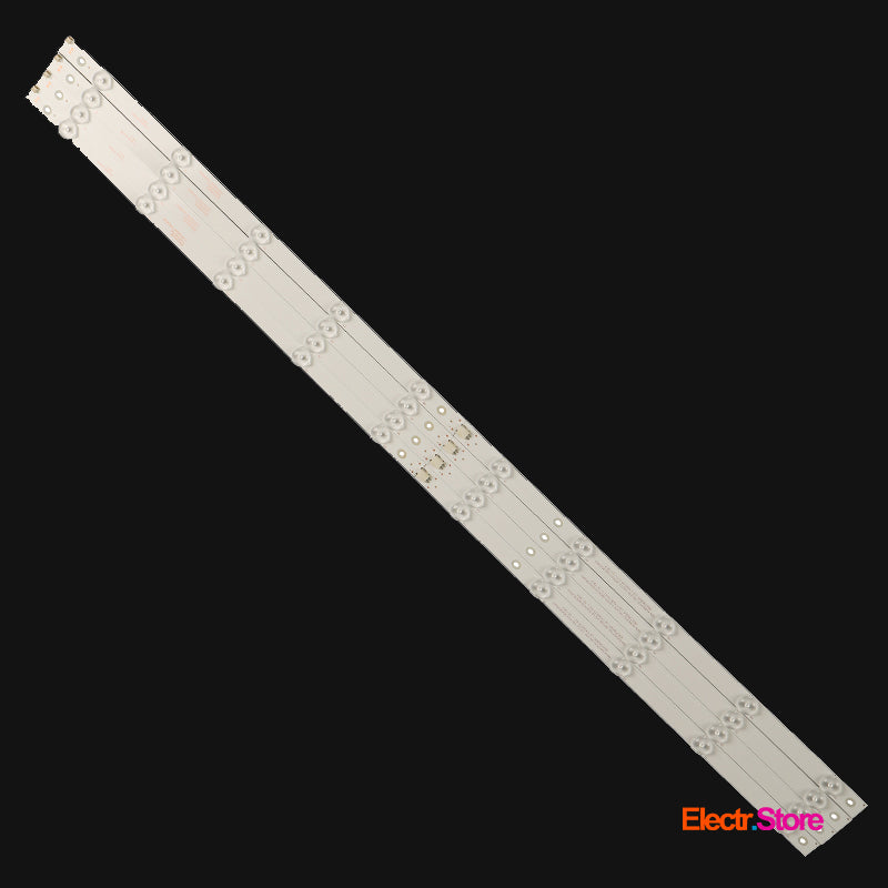 LED backlight Strip Kits SVJ430A07, GD43D2000, LB-C430F14-E1-L-G1-SE3 (4 pcs/kit), for TV 43", 43" Hitachi LB-C430F14-E1-L-G1-SE3 LED Backlights No Brand SANYO Electr.Store