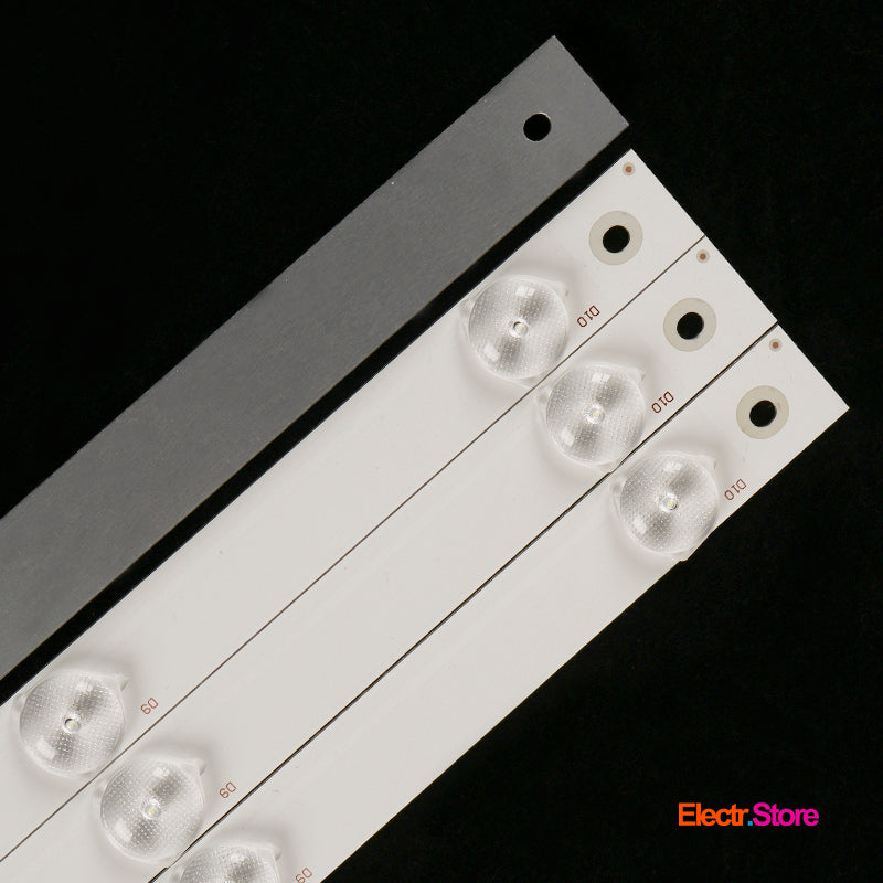 LED backlight Strip Kits SVJ430A07, GD43D2000, LB-C430F14-E1-L-G1-SE3 (4 pcs/kit), for TV 43" SANYO: 43CE2210M 43" Hitachi LB-C430F14-E1-L-G1-SE3 LED Backlights No Brand SANYO Electr.Store