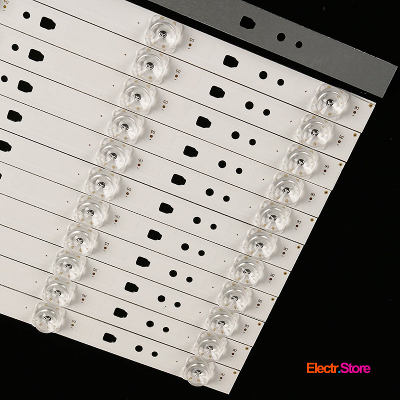 LED Backlight Strip Kits, LED50D6-01(A), 30350006202 (12 pcs/kit), for TV 50" HAIER: 50E3500A, 50A6M, LE50A7100L, 50A6, LE50U51A 30350006202 50" Haier JVC LED Backlights LED50D6-01(A) Multi Others Proscan Electr.Store