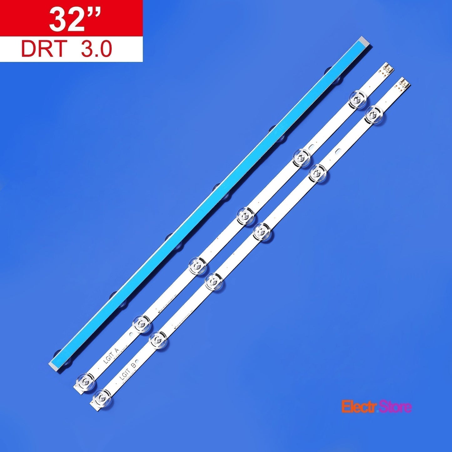 LED Backlight Strip Kits, Innotek DRT 3.0 32"_A/B-Type, AGF78399801, 6916L-1974A/6916L-1975A (3 pcs/kit), for TV 32" LG: 32LB561B, 32LB5700, 32LB570B, 32LB570U 32" DRT 3.0 DRT 3.0 32" LED Backlights LG Electr.Store
