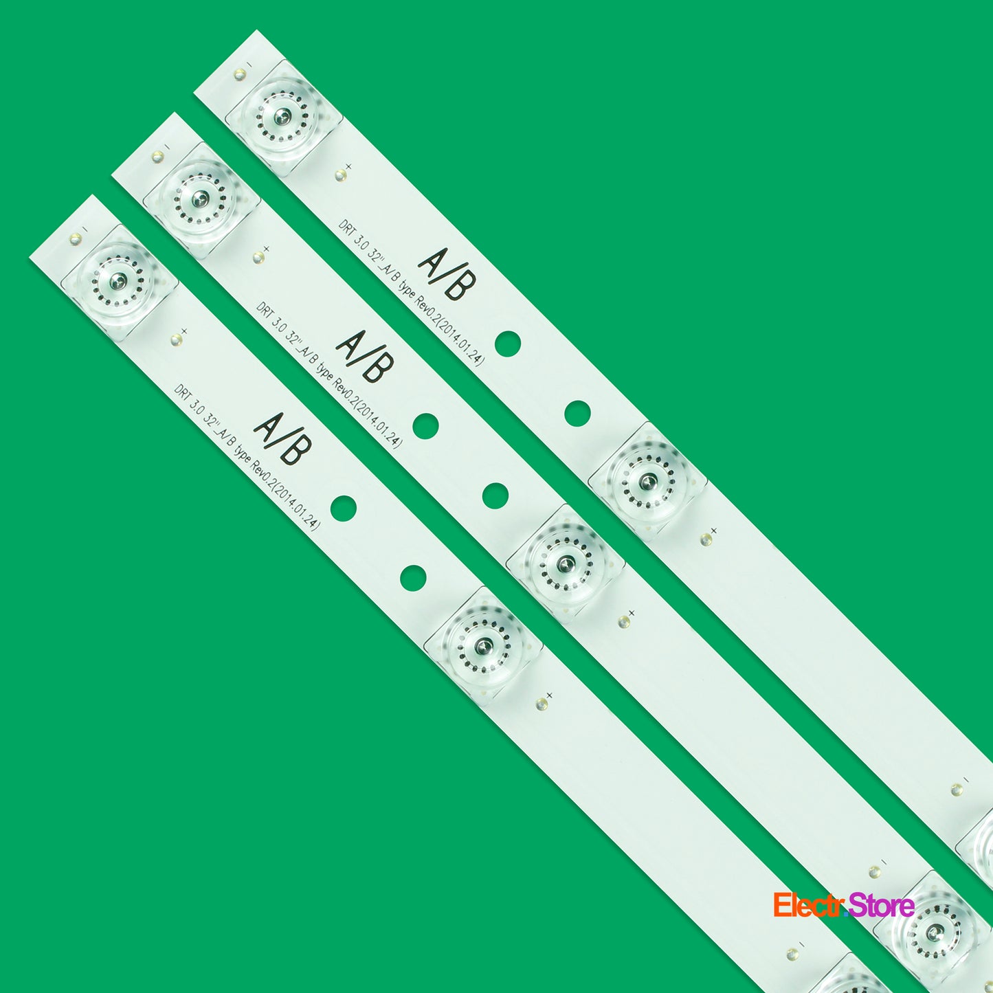 LED Backlight Strip Kits, Innotek DRT 3.0 32"_A/B Type Rev0.2, AGF78400001, 6916L-1974A/6916L-1975A (Square Pedstal, 3 pcs/kit), for TV 32" 32" DRT 3.0 32"_A/B Type Rev0.2 LED Backlights LG Electr.Store