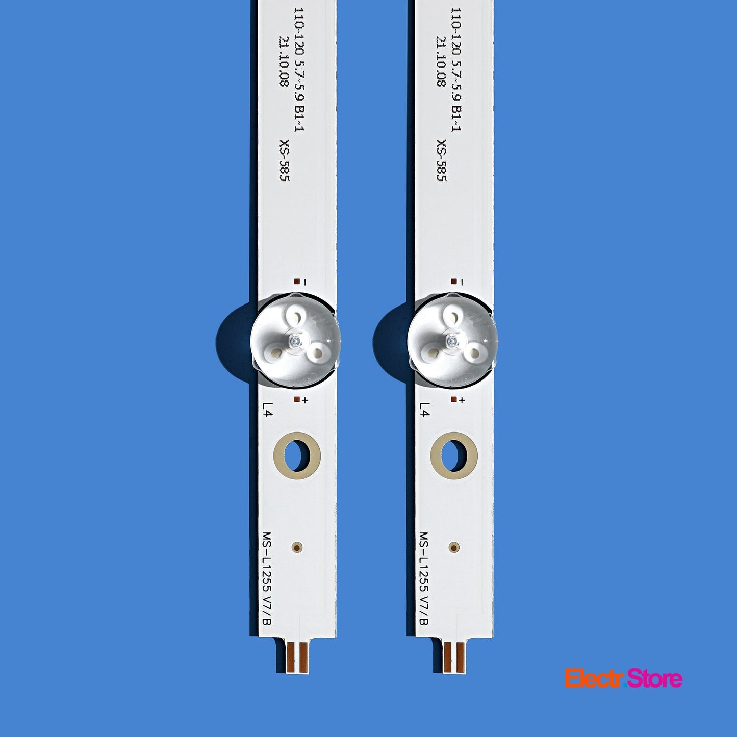 LED Backlight Strip Kits, MS-L1255 V7, HL-00500A30-0901S-04, CX50D09-ZC22AG-03 (8 pcs/kit), for TV 50" BBK: 50LEM-1027/FTS2C, 50LEX-5056/FT2C, 50LEX-7027/FT2C, 50LEX-6027/UTS2C 50" BBK Centek Dexp Edison FOX Holleberg KIANO LED Backlights MS-L1255 RCA Selecline Skymaster Star-Light TD Systems TELE System Electr.Store
