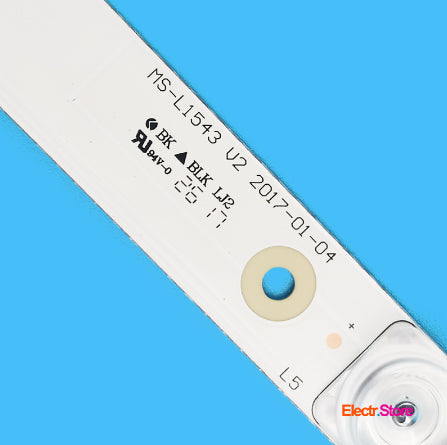 LED Backlight Strip Kits, MS-L1543 V2 (10 pcs/kit), for TV 55" MANTA: 55LUA29E 55" Contex LED Backlights Manta MS-L1543 Others Skymaster Sunny Electr.Store