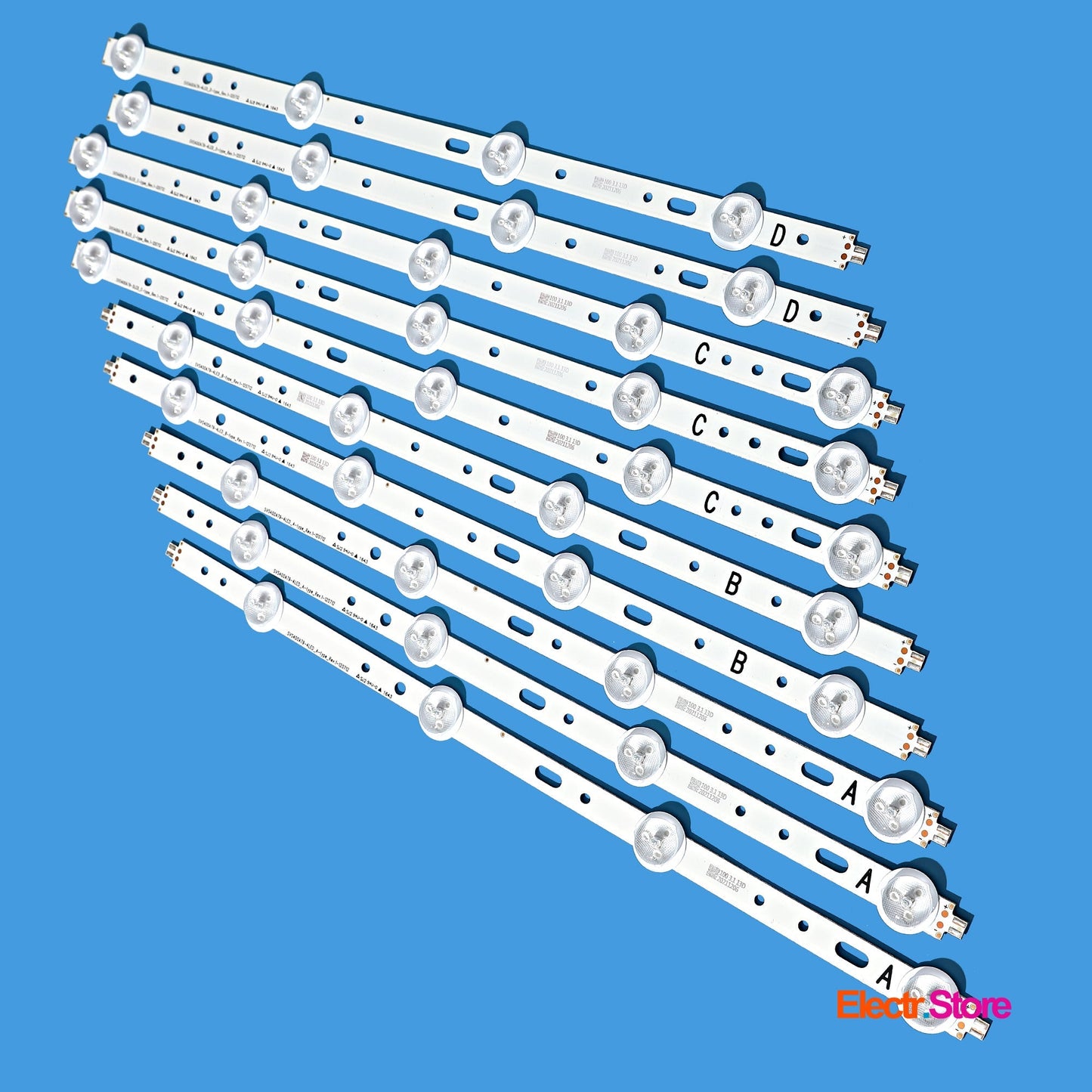 LED Backlight Strip Kits, SVS400A73, SVS400A79, 4/4/5/4LED (10 pcs/ki), for TV 40" Toshiba: 40D1333B, 40L1333B 40" LED Backlights Multi PHILIPS Samsung SVS400A79 Toshiba Electr.Store