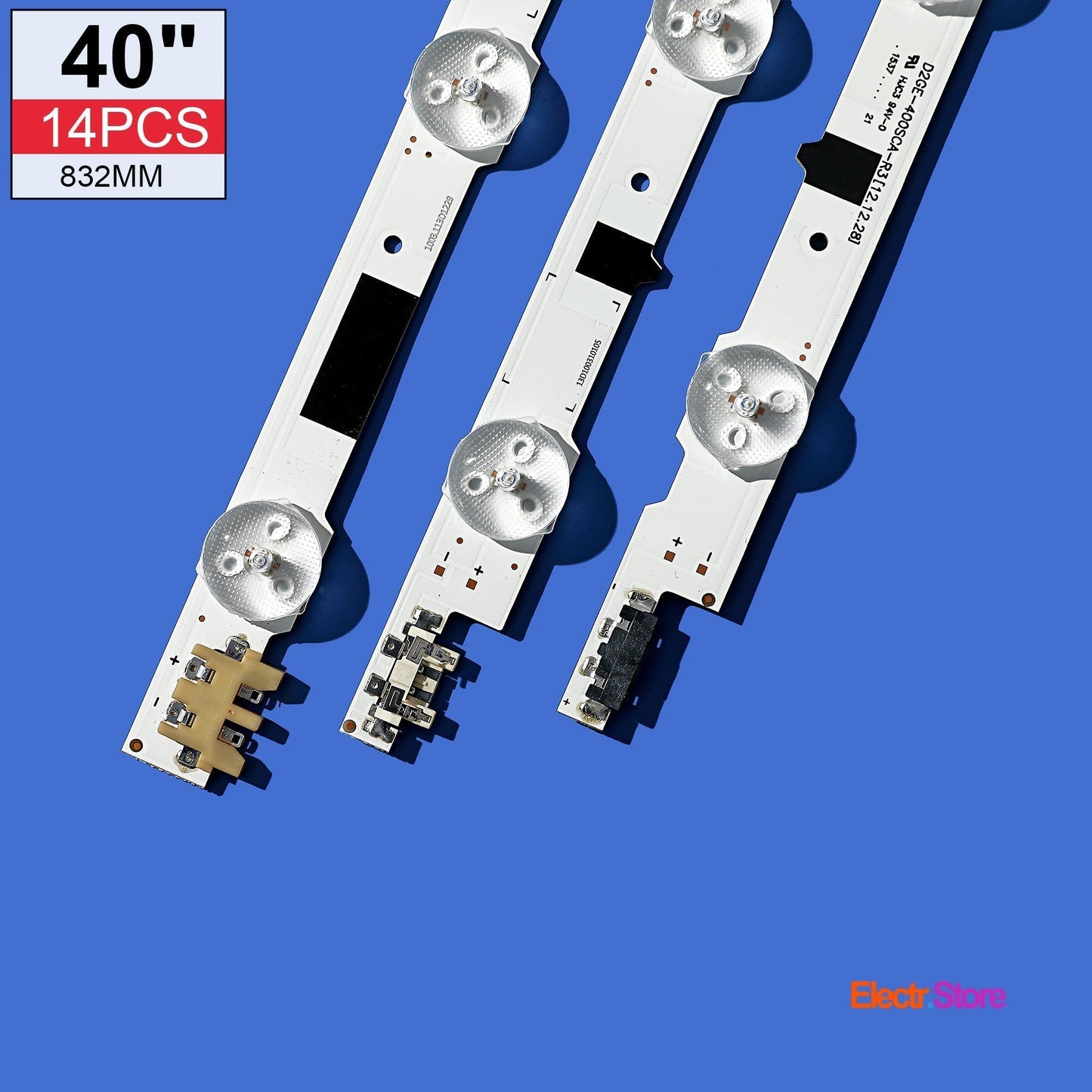 LED Backlight Strip Kits, 2013SVS40F, D2GE-400SCA-R3/D2GE-400SCB-R3, BN96-25304A/BN96-25305A (14 pc/kit), for TV 40" SAMSUNG: UE40F6740, UE40F5700 40" D2GE-400SCA-R3 D2GE-400SCB-R3 LED Backlights Samsung Electr.Store