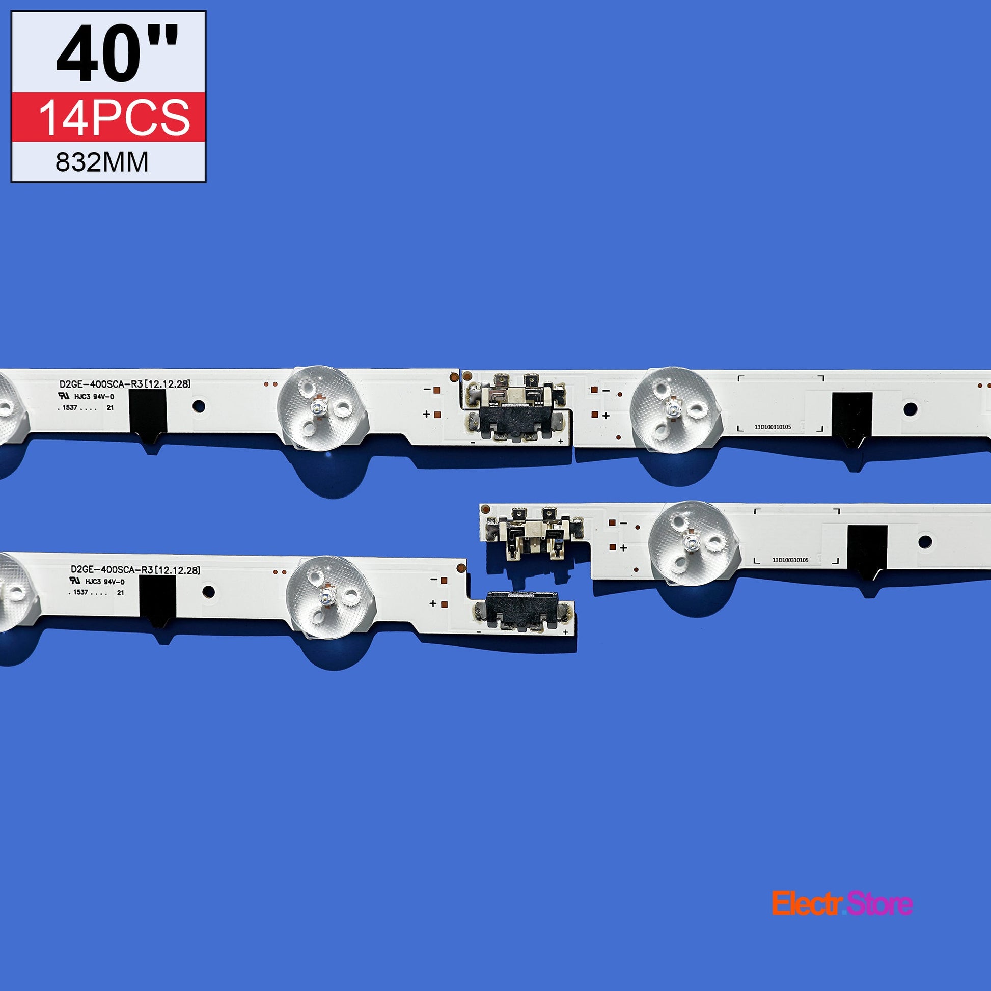 LED Backlight Strip Kits, 2013SVS40F, D2GE-400SCA-R3/D2GE-400SCB-R3, BN96-25304A/BN96-25305A (14 pc/kit), for TV 40" PANEL: CY-HF400BGLV1H 40" D2GE-400SCA-R3 D2GE-400SCB-R3 LED Backlights Samsung Electr.Store