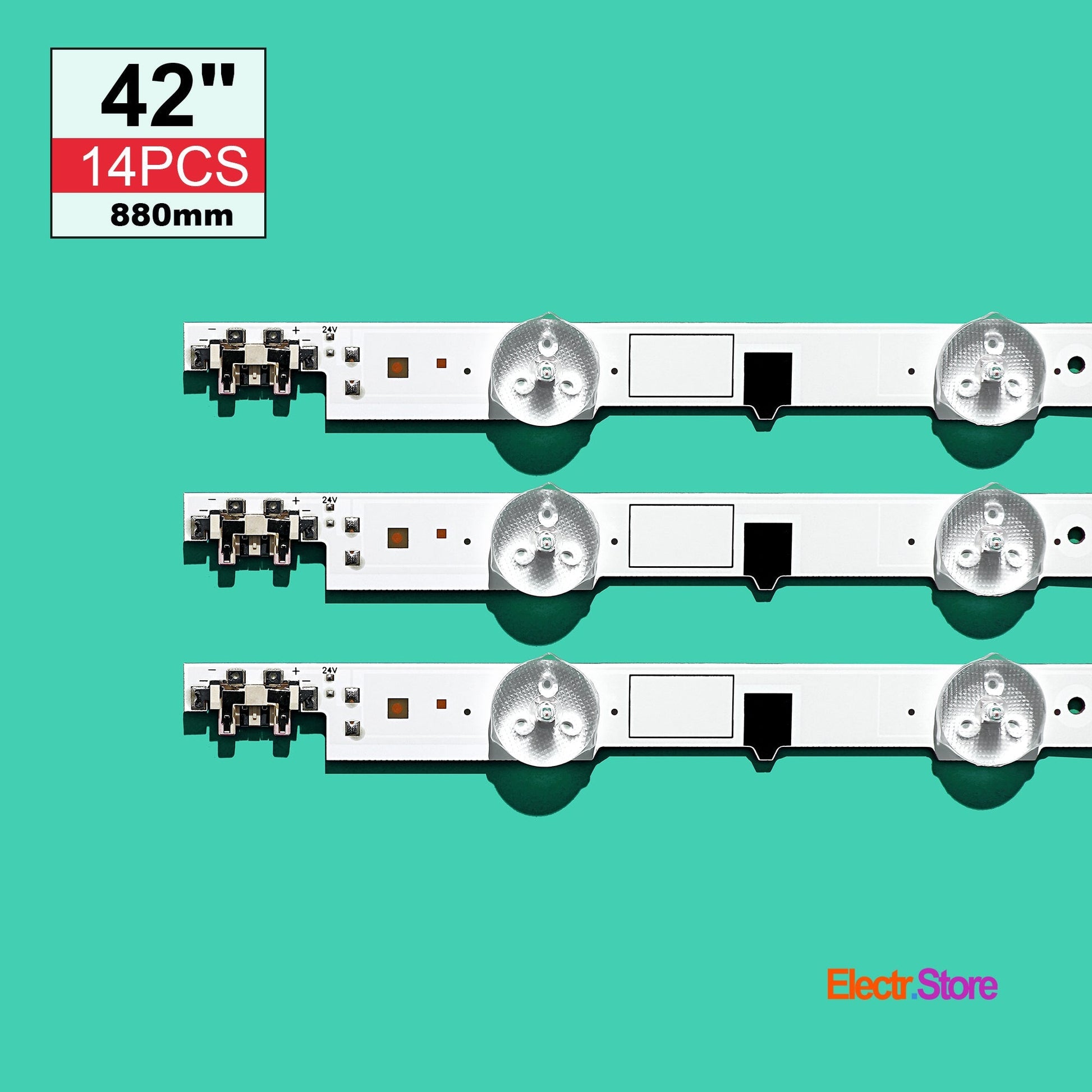 LED Backlight Strip Kits, D2GE-420SCA-R3/D2GE-420SCB-R3,2013SVS42F_L_9/R_5_Rev1.8 130103, BN96-25306A/BN96-25307A (14 pcs/kit), for TV 42" SAMSUNG: UE42F5000, UE42F5500, UE42F5570, UE42F5370 2013SVS42F 42" LED Backlights Samsung Electr.Store