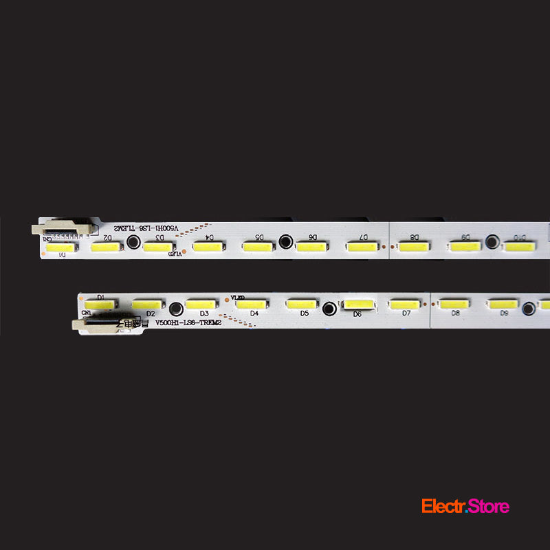 LED Backlight Strip Kits, V500H1-LS6-TLEM2, V500H1-LS6-TREM2, 2X56LED (2 pcs/kit), for TV 50" SHARP: 50 LT335, LE50UHDE5691TBAA 50" LED Backlights Sharp V500H1-LS6-TLEM2 V500H1-LS6-TREM2 Electr.Store
