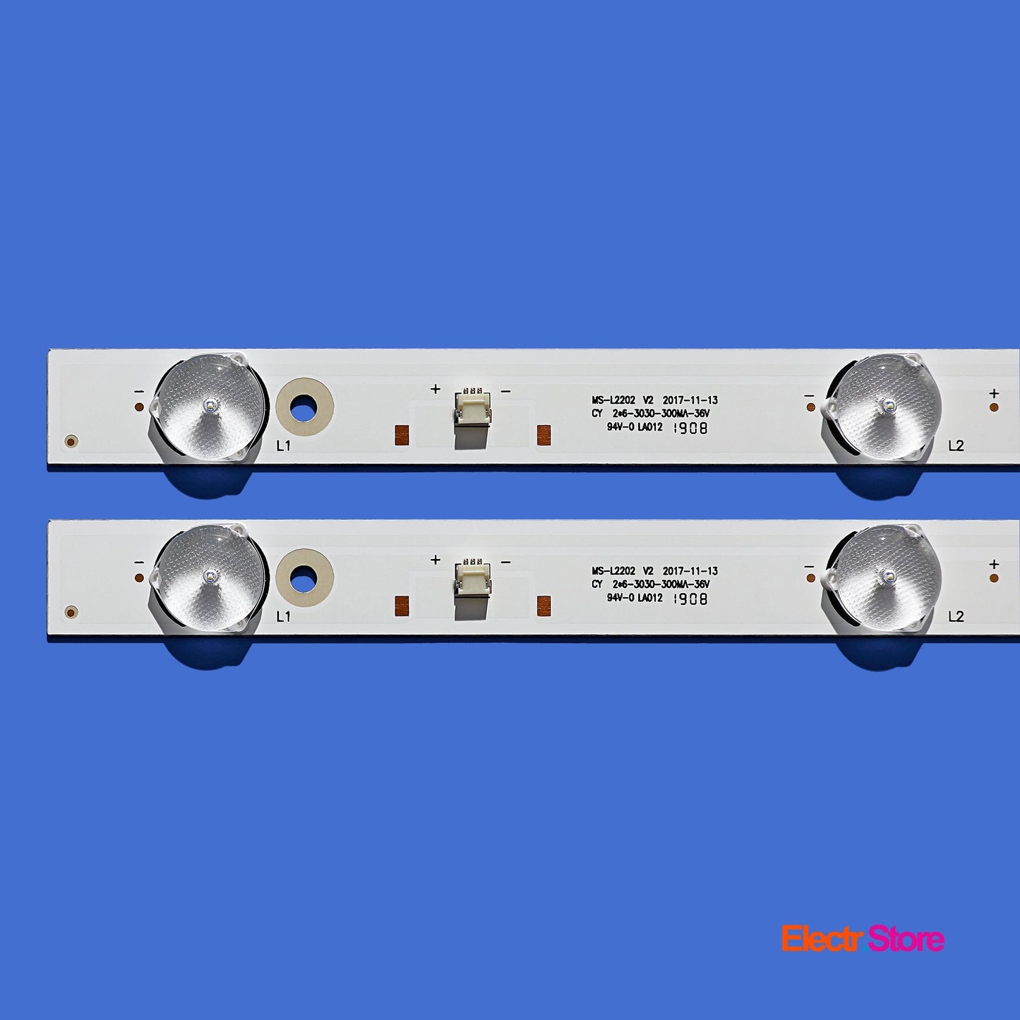 LED Backlight Strip Kits, 8D32-DNWR-A3206C, JL.D32061330-081AS-M, MS-L2202 V2 (2 pcs/kit), for TV 32" Arielli: LED-32DN6T2 32" 8D32-DNWR-A3206C Arielli LED Backlights MS-L2202 V2 PHILIPS Electr.Store