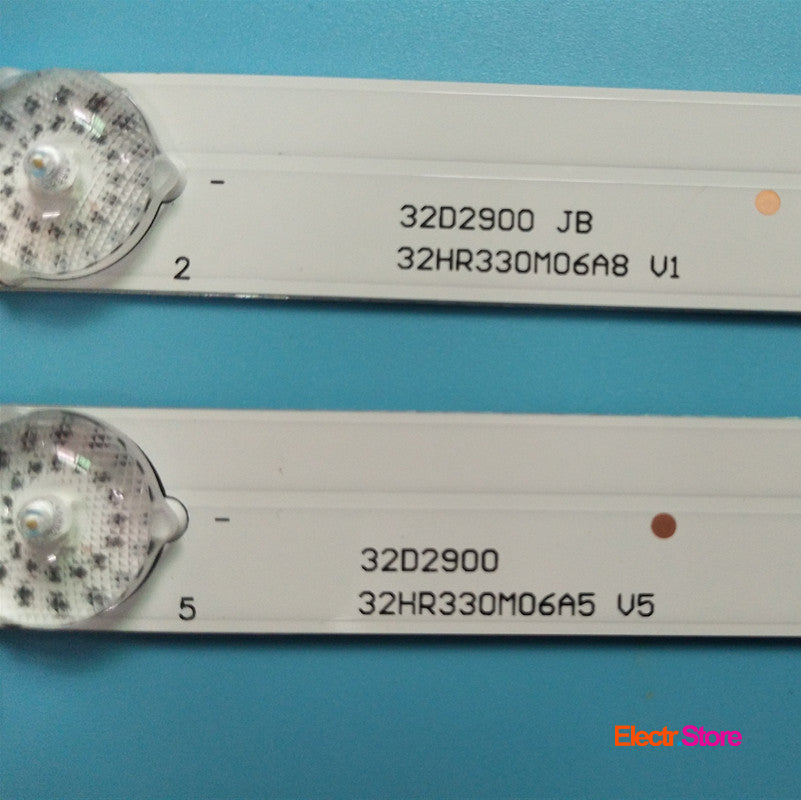 LED Backlight Strip Kits, TOT_32D2900, 32HR330M06A5 V5, 32HR330M06A8 V1 (2 pcs/kit), for TV 32" AKAI: LET32HR3280 32" 32D2900 32HR330M06A5 V5 32HR330M06A8 V1 Akai LED Backlights TCL THOMSON Electr.Store