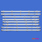 LED Backlight Strip Kits, 37"ROW2.1 Rev0.9 1, AGF78400301, 6916L-1137A, 6916L-1138A, 6916L-1139A, 6916L-1140A (8 pcs/kit), for TV 37" LG: 37LN6108-ZB, 37LN540B 37" 37"ROW2.1 6916L-1137A 6916L-1138A 6916L-1139A 6916L-1140A LED Backlights LG Electr.Store