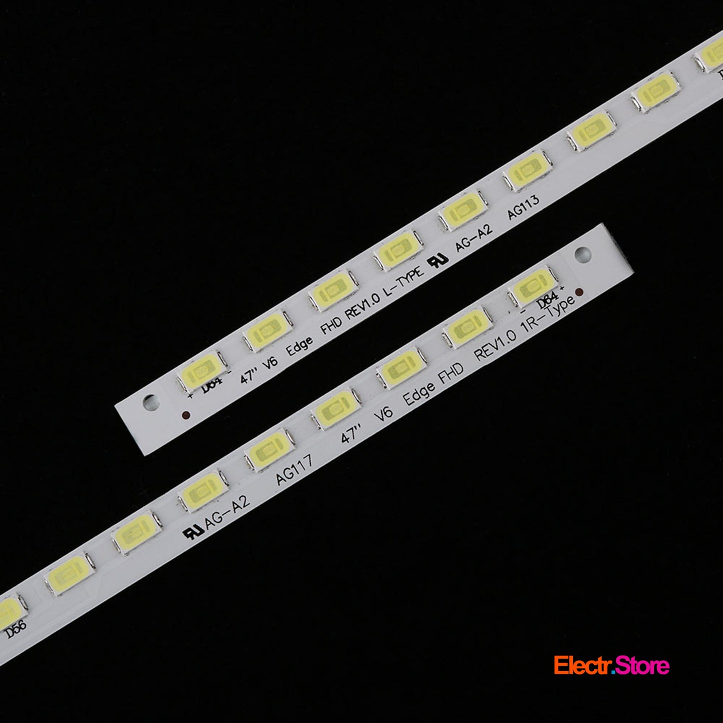 LED backlight Strip Kits, 47" V6 EDGE FHD, 6920L-0089A, 6920L-0089B, 2x610MM, 64LED (2 pcs/kit), for TV 47", 47" 47" V6 EDGE FHD 6920L-0089A 6920L-0089B LED Backlights LG Electr.Store