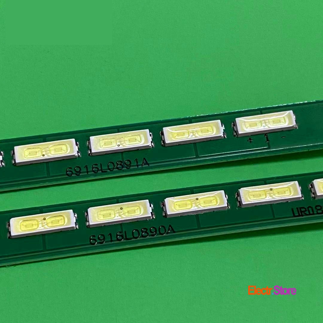 LED Backlight Strip Kits, 47" ART TV Rev0.6 2_L/R-Type, 6916L0890A/6916L0891A, 2X63LED (2 pcs/kit), for TV 47" LG: 47LM6600 47" 47" ART TV 6916L0890A 6916L0891A 6920L-0001C LED Backlights Lenovo LG Skyworth TCL Electr.Store