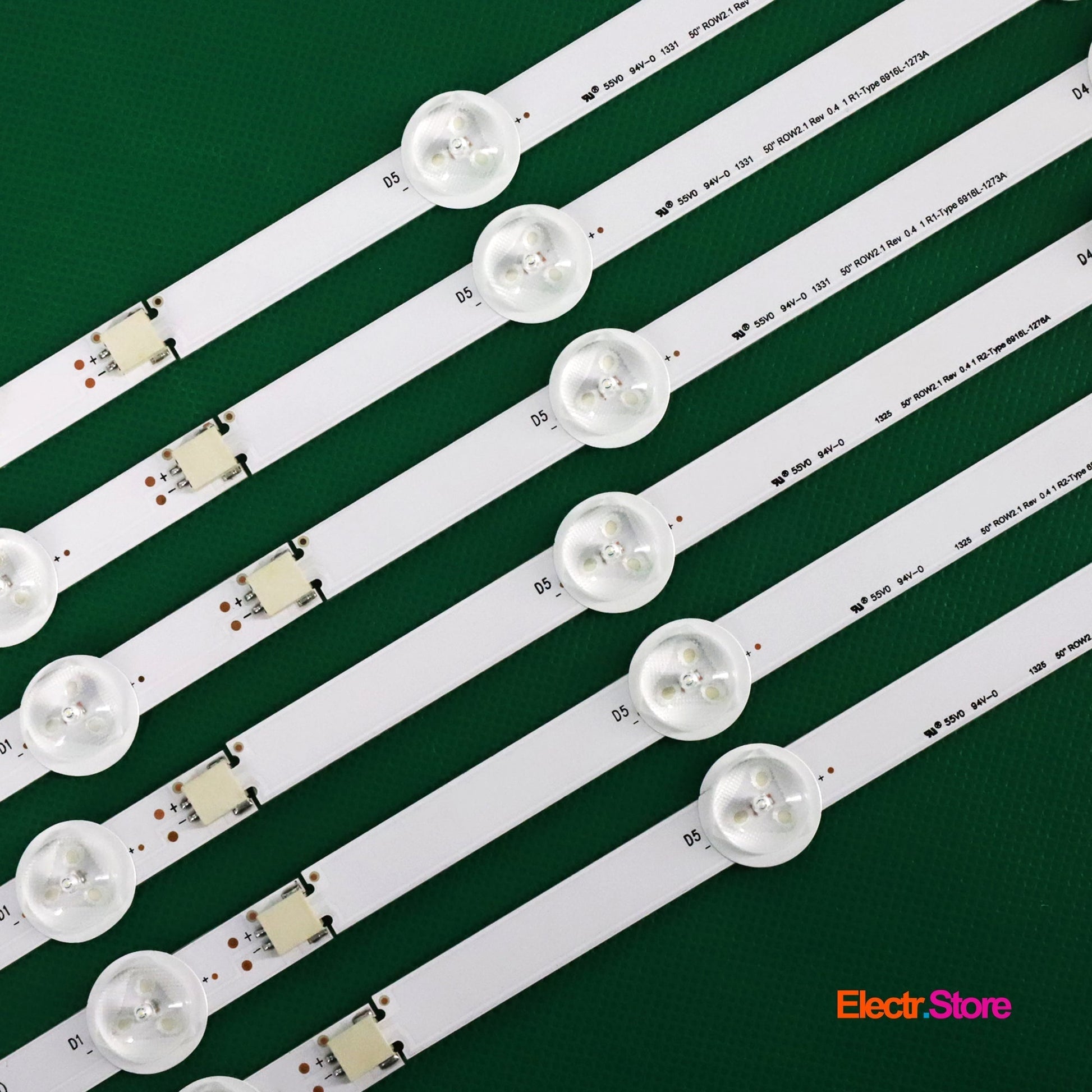 LED Backlight Strip Kits, 50"ROW2.1 Rev0.4 1 L1/L2/R1/R2-Type, AGF78401201, 6916L-1241A-1272A-1273A-1276A (12 pcs/kit), for TV 50" LG: 50LN5600, 50LN5700, 50LN575S, 50LN5708 50" 50"ROW2.1 6916L-1241A 6916L-1272A 6916L-1273A 6916L-1276A LED Backlights LG Electr.Store