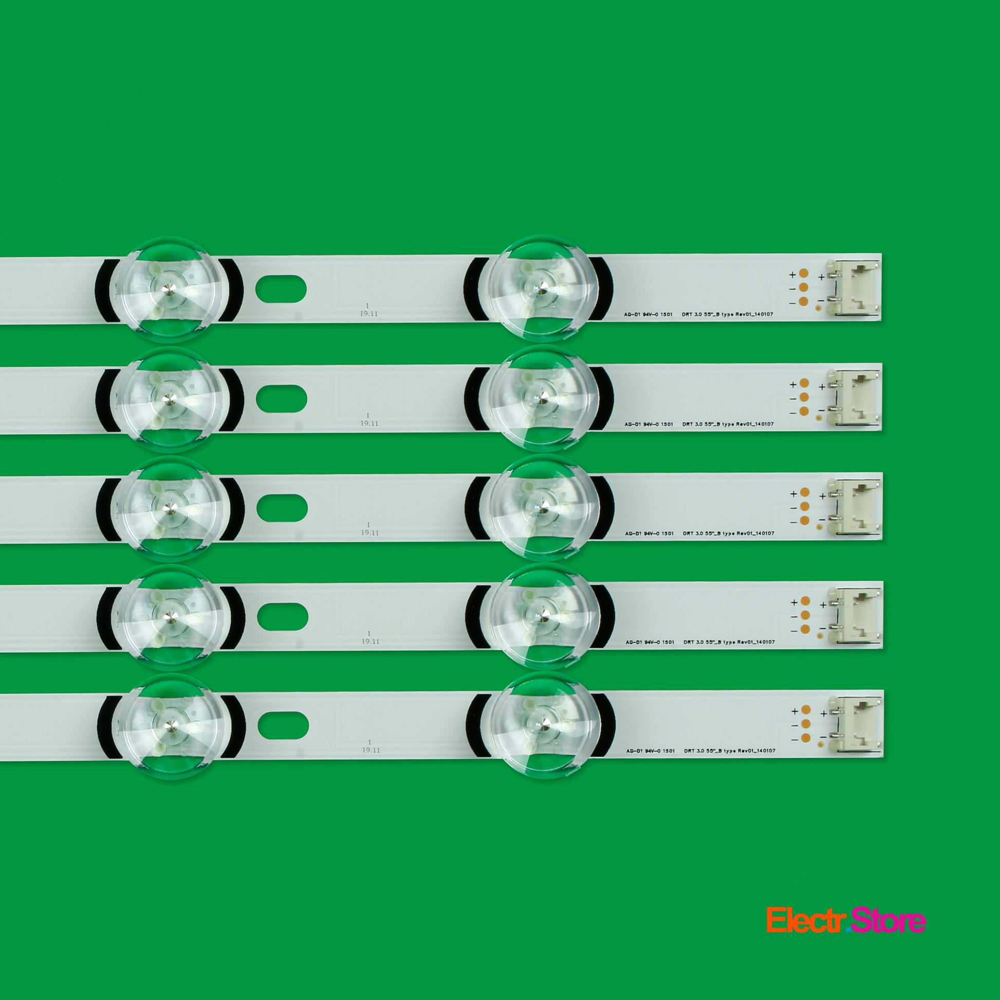 LED Backlight Strip Kits for LG 55"TV 55LB 55LF Innotek DRT 3.0 55", AGF78401601, 6916L-1987A, 6916L-1988A (10 pcs/kit) 55" DRT 3.0 DRT 3.0 55" LG Electr.Store