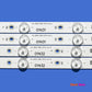 LED backlight Strip Kits, LB55072, LB-PM3030-GJD2P5557X14AGF2-L/R-Y, GJ-2K16-550-D714-V4-L/R (14 pcs/kit), for TV 55" 01N31 01N32 55" GJ-2K16-550-D714-V4 LED Backlights PHILIPS Electr.Store