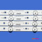 LED backlight Strip Kits, LB55072, LB-PM3030-GJD2P5557X14AGF2-L/R-Y, GJ-2K16-550-D714-V4-L/R (14 pcs/kit), for TV 55" PHILIPS: 55PUS6401/12, 55PUS6501, 55PUS6561 01N31 01N32 55" GJ-2K16-550-D714-V4 LED Backlights PHILIPS Electr.Store