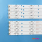 LED Backlight Strip Kits, LED40D11-ZC14-01/02, 30340011207/08 (8 pcs/kit), for TV 40" 40" Haier LED Backlights LED40D11-ZC14-01 LED40D11-ZC14-02 TCL Electr.Store