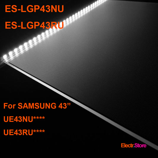 ES-LGP43NU/ES-LGP43RU, LGP ( Light Guide Panel ) for SAMSUNG 43", UE43NU7125, UE43NU7122, UE43NU7120, UE43NU7105, UE43NU7102 43" LGP LGP43NU LGP43RU Samsung Electr.Store