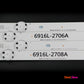 LED Backlight Strip Kits, UHD V16.5 LEFT/RIGHT, 6916L-2705A-2706A-2707A-2708A, AGF79047201, AGF79047401 (8 pcs/kit), for TV 49" LG: 49LW340H, 49LF5400, 49LF5100, 49LX300C 49" 6916L-2705A 6916L-2706A 6916L-2707A 6916L-2708A LED Backlights LG UHD V16.5 Electr.Store