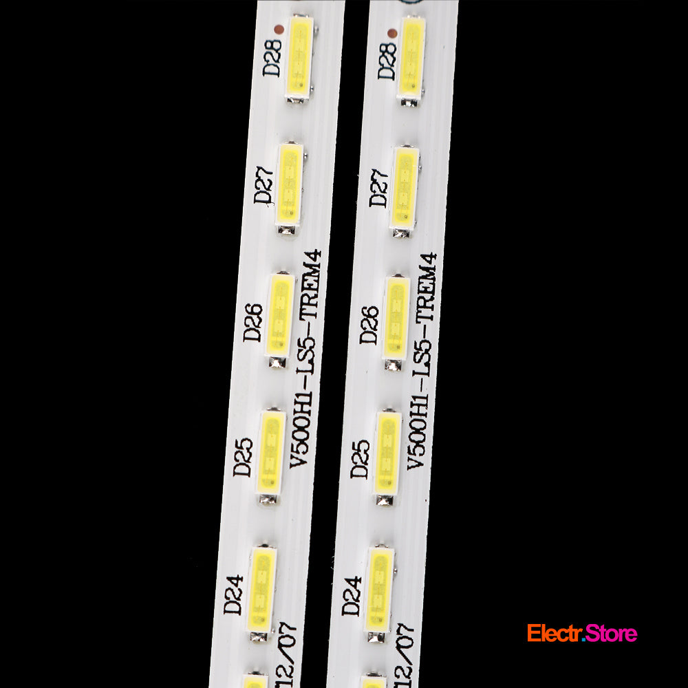 LED backlight Strip Kits, V500H1-LS5-TLEM4, V500H1-LS5-TREM4, 2x28 LED, 315 mm (2 pcs/kit), for TV 50" Thomson: 50FU6663 50" LED Backlights TCL THOMSON V500H1-LS5-TLEM4 V500H1-LS5-TREM4 Electr.Store