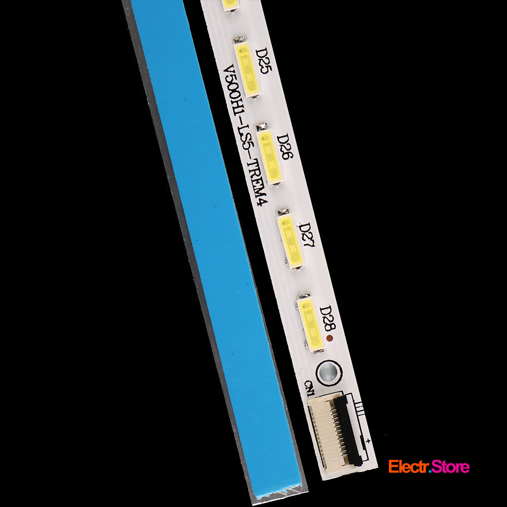 LED backlight Strip Kits, V500H1-LS5-TLEM4, V500H1-LS5-TREM4, 2x28 LED, 315 mm (2 pcs/kit), for TV 50" Panel: V500HK1 -LS5 Rev.CB 50" LED Backlights TCL THOMSON V500H1-LS5-TLEM4 V500H1-LS5-TREM4 Electr.Store
