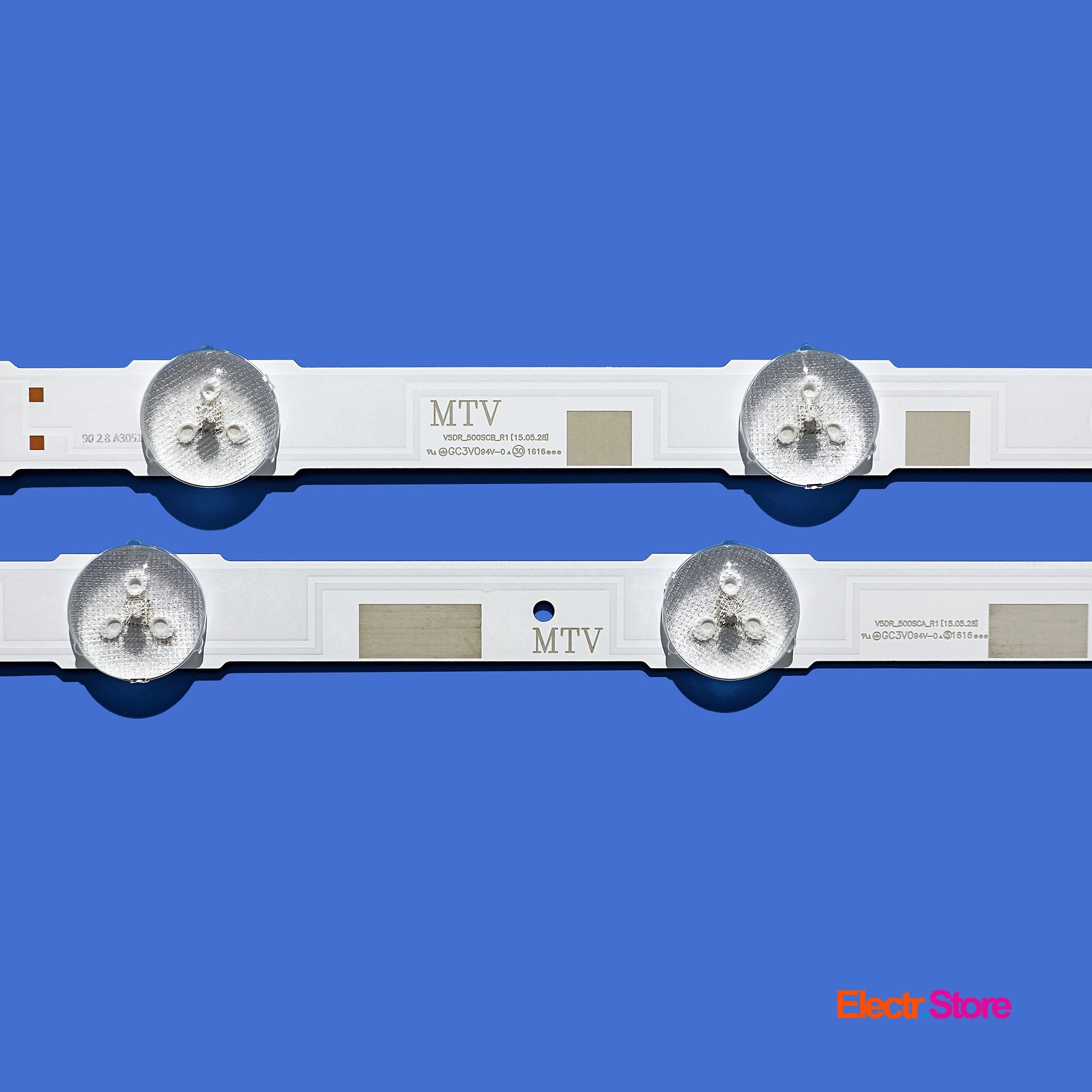 LED backlight Strip Kits, V5DR_500SCA_R1, V5DR_500SCB_R1, BN96-38479A, BN96-38480A (16 pcs/kit), for TV 50", PANEL: CY-TJ050HGNV1H, CY-TJ050HGNV2H 50" BN96-38479A BN96-38480A LED Backlights Samsung V5DR_500SCA_R1 V5DR_500SCB_R1 Electr.Store