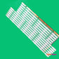 LED Backlight Strip Kits, LM41-00135A, LM41-00136A, V5DU-550DCA-R1, V5DU-550DCB-R1 (12 pc/kit), for TV 55" SUMSANG: UE55MU6120K, UE55JU7000, UE55KU6000K, UE55JU7000T 55" LED Backlights LM41-00135A LM41-00136A S_5U75_55_FL Samsung V5DU-550DCA-R1 V5DU-550DCB-R1 Electr.Store
